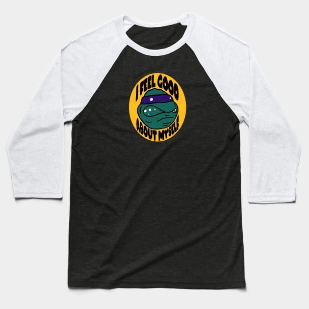 TMNT Self Affirmation Baseball T-Shirt by The Adult Nerd